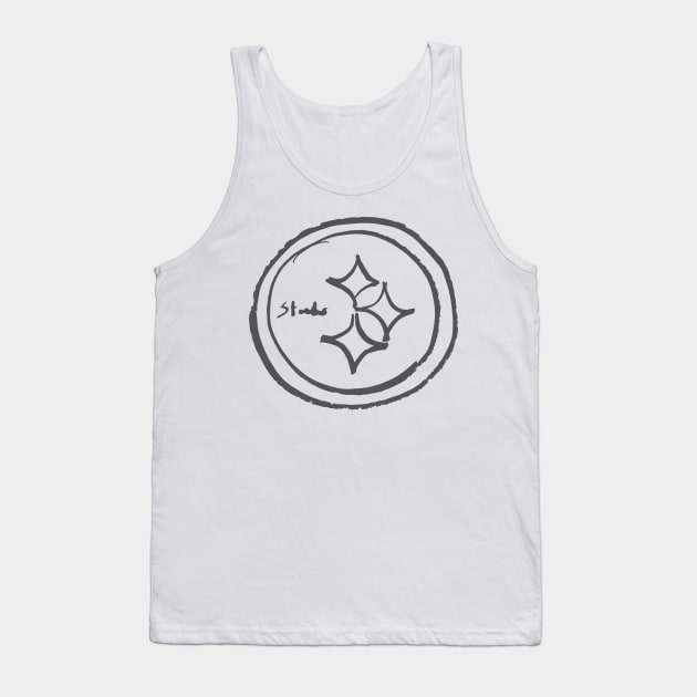 Pittsburgh Steeleeeers Tank Top by Very Simple Graph